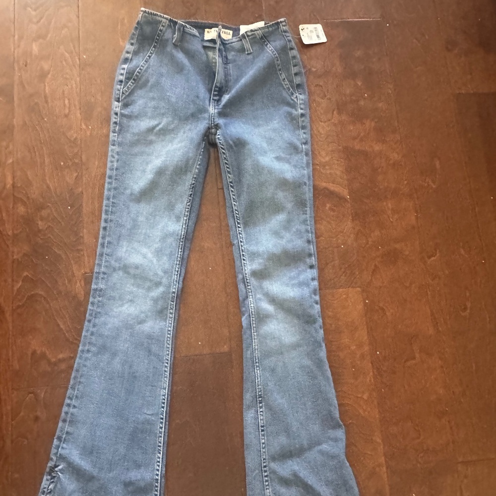 Free People low rise boot cut jeans size 25